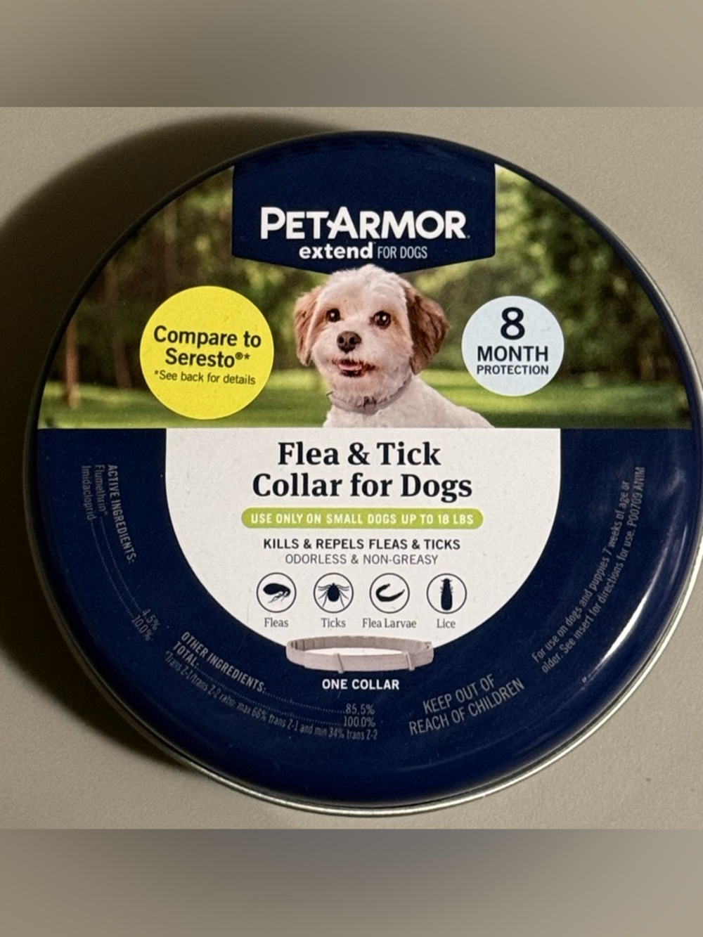 PetArmor Extend Flea/Tick Collar Small Dogs 18lbs
